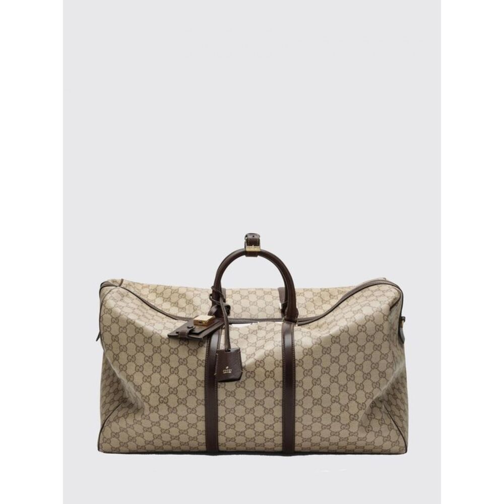 Gucci Men Gg Supreme Monogram Travel Bag Gucci With Detachable Shoulder Strap